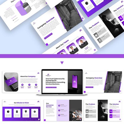 Presentation Template for a Cybersecurity/AI Consulting Business!