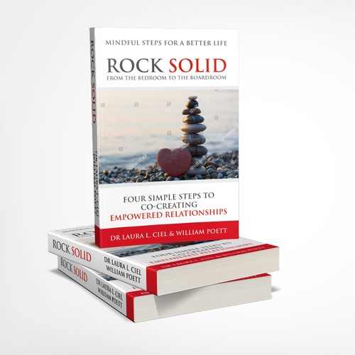 Relationship book cover with the title 'Rock Solid From the Bedroom to the Boardroom Book Cover'