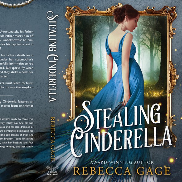 Fairy tale book cover with the title 'Stealing Cinderella'