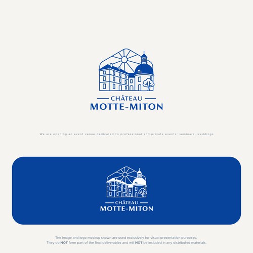 Seminar design with the title 'Château Motte-Miton'