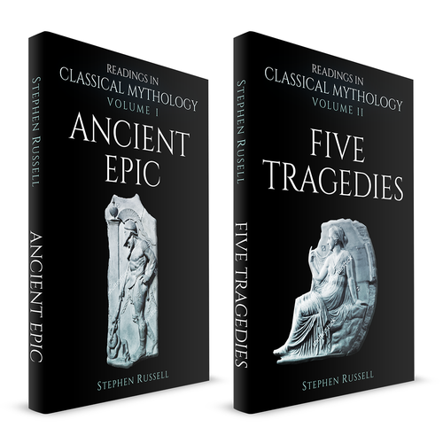 Roman design with the title 'Ancient Mythology Book Cover'