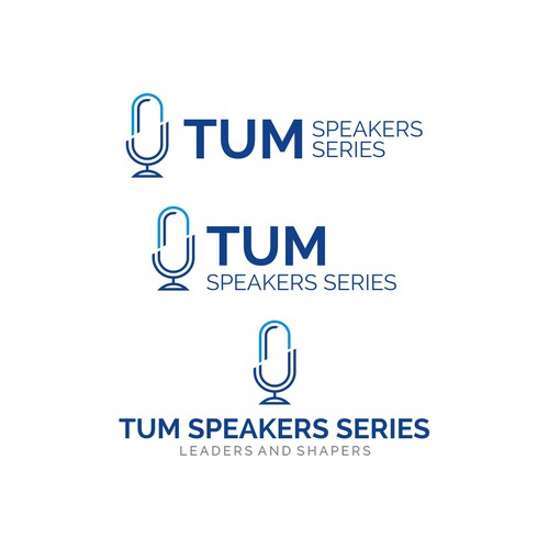Simplified design with the title 'Clean Logo Concept for TUM'