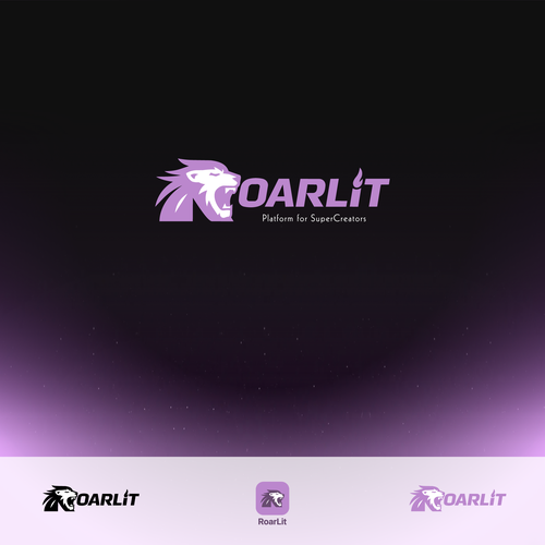 Platform logo with the title 'Logo Design for SuperCreators'