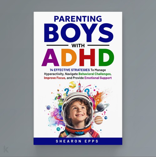 Parenting book cover with the title 'Parenting Boys with ADHD'