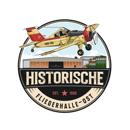 Aviation brand with the title 'Logo design contest entry'