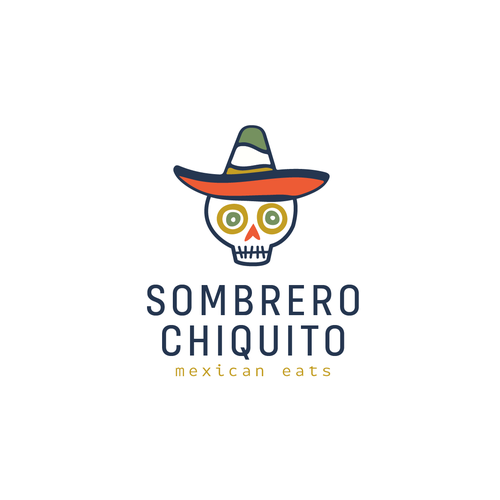 Logo with the title 'Logo Concept for Sombrero Chiquito'