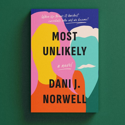 Feminine book cover with the title 'Most Unlikey'