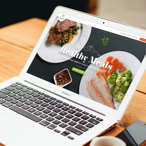 Service website with the title 'Healthy Ready V1'