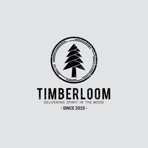 Timber logo with the title 'Logo concept for Timberloom'