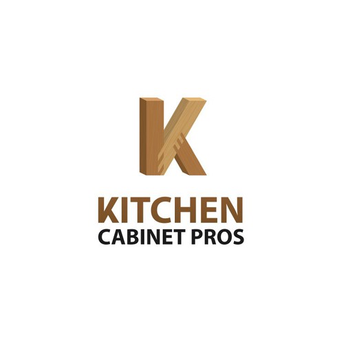 Cabinet design with the title 'casual modern logo for cabinet company'