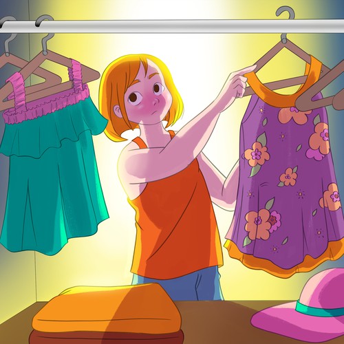 Digital artwork with the title 'Responsible Decission'