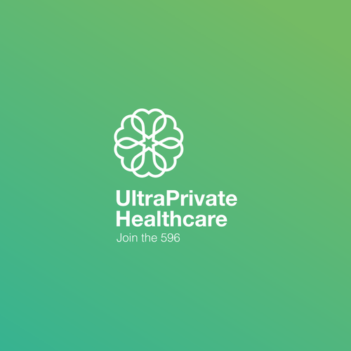 Health design with the title 'UltraPrivate Healthcare'