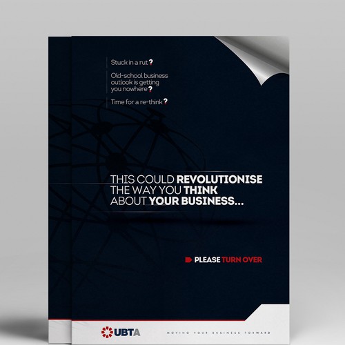 Leadership design with the title 'Brochure UBTA'