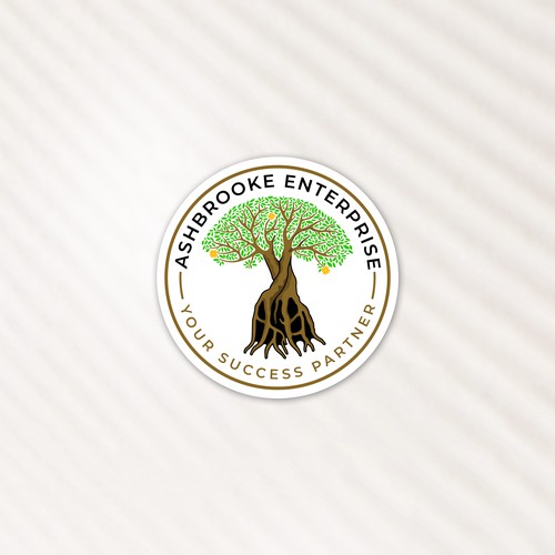 Environmental brand with the title 'ASHBROOKE ENTERPRISE'
