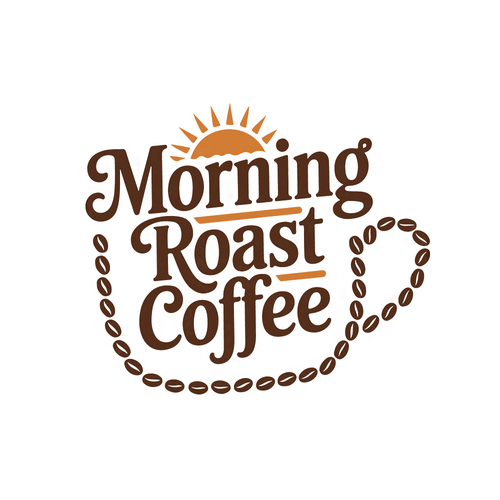 Morning logo with the title 'Morning Roast Coffee'