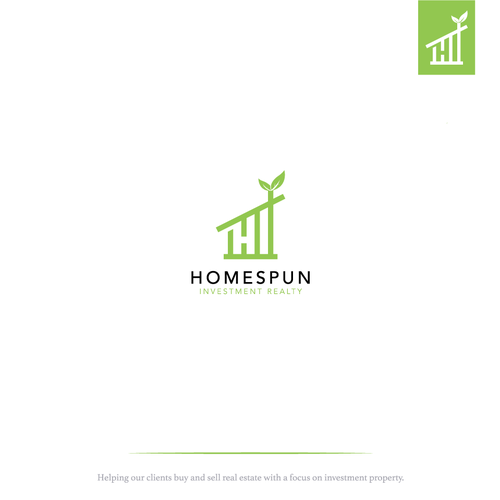 Adobe templates logo with the title 'Logo concept For Real Estate Brokerage with a focus on investment properties'