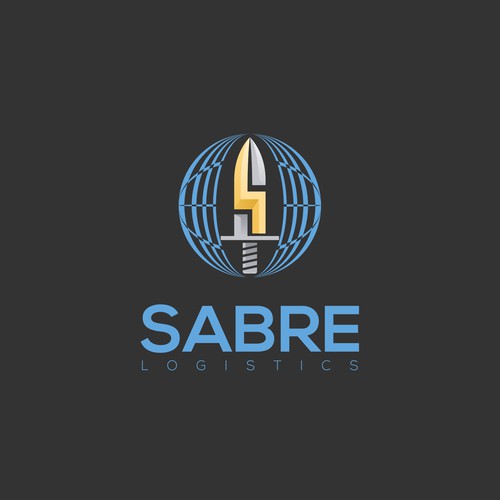 Logistics logo with the title 'Sabre Logistics'