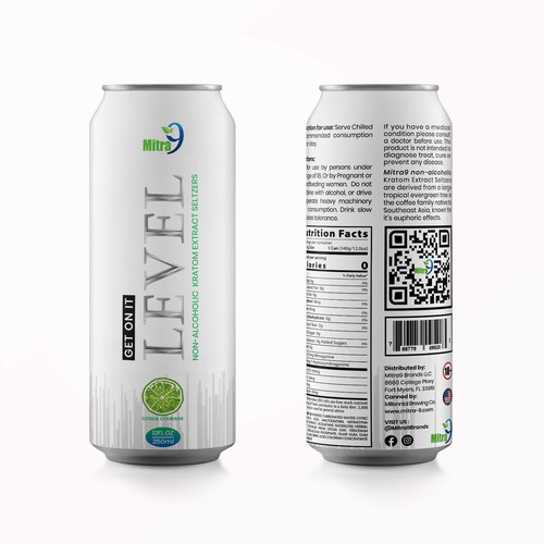 Can label with the title 'canister packaging label'