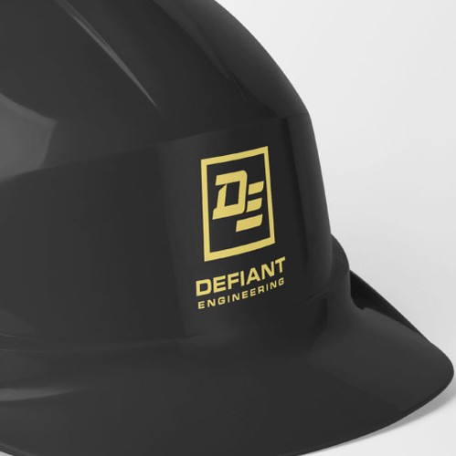 Engineering design with the title 'Defiant Engineering - Logo Design'