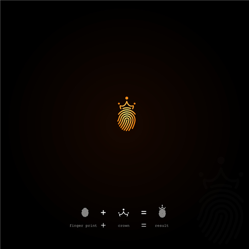 Fingerprint logo with the title 'not fount'