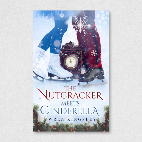 Romantic book cover with the title 'Holiday-themed Contemporary Romance (Ebook Cover)'