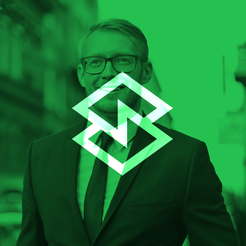 Investment brand with the title 'Modern and Sharp Logo for a New Venture Company'