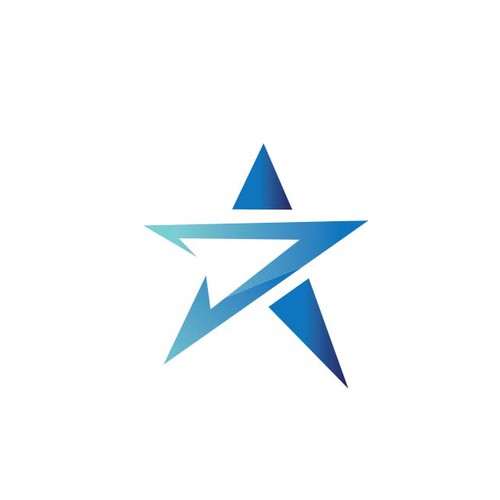 Success logo with the title 'Modern and impactful star icon logo '