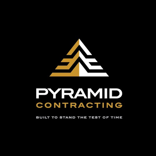 A design with the title 'PYRAMID contracting'