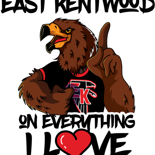 Cartoon t-shirt with the title 'Tshirt Print'