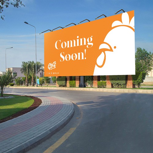 Coming soon design with the title 'Creative Billboard Design '