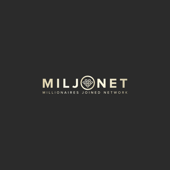 Millionaire logo with the title 'Create a wealthy logo for Miljonet'