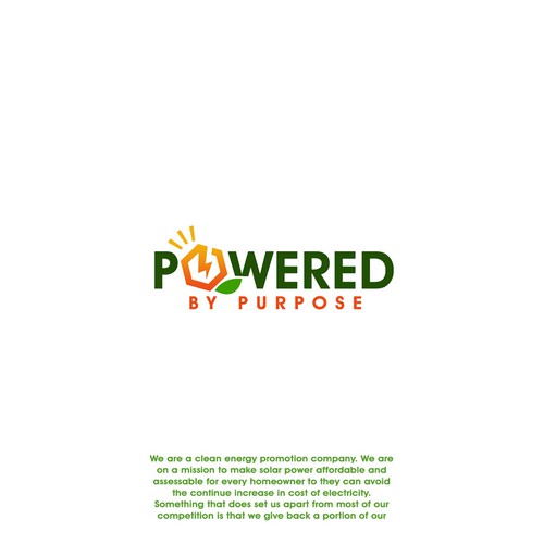 On off switch logo with the title 'POWERED BY PURPOSE'