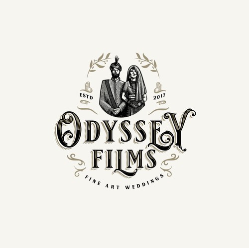 Handmade brand with the title 'Odyssey Films Logo'