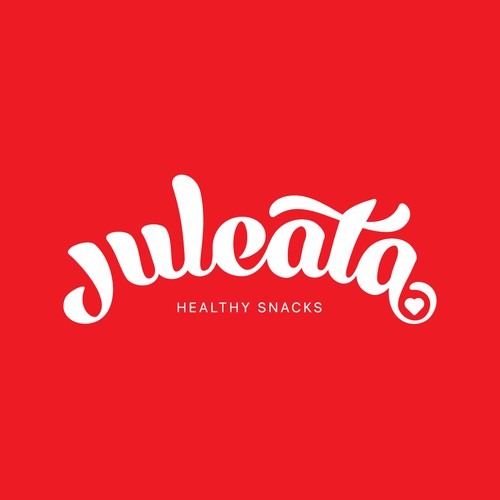 Snack logo with the title 'wordmark for healthy snack'