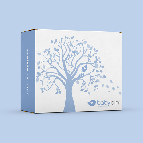 Baby design with the title 'Baby Bin Subscription Box'