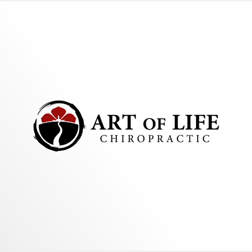 Chiropractic logo with the title 'logo for Art of Life Chiropractic'