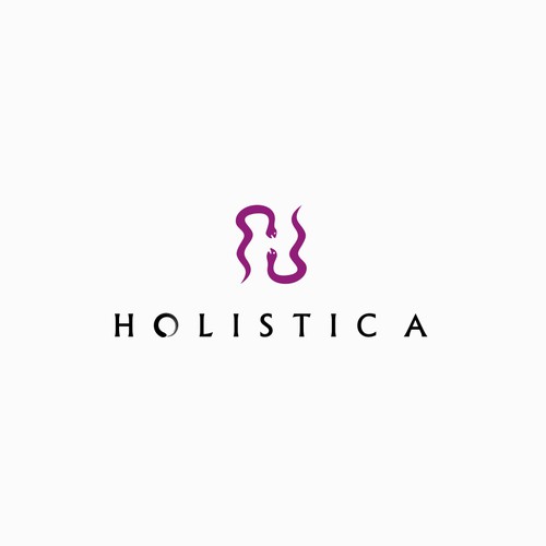 Spa logo with the title 'Holistica'