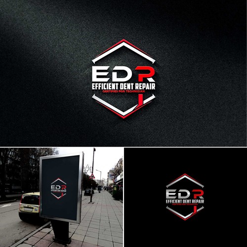 Automotive brand with the title 'Efficient Dent Repair'