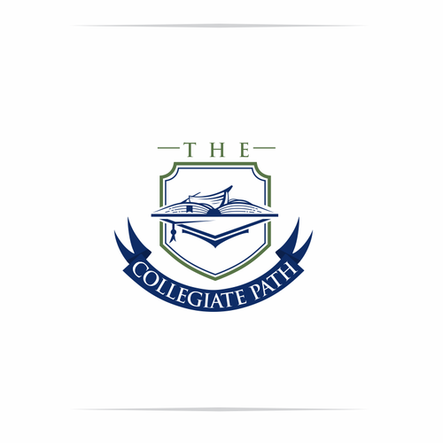 College design with the title 'logo collegiate path'