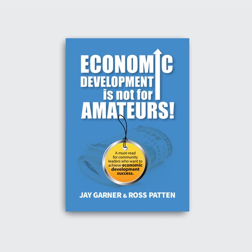 Economic design with the title 'Book cover'