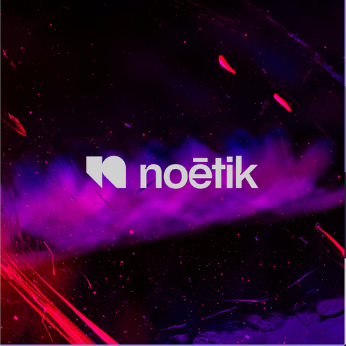Biotech logo with the title 'Noētik'