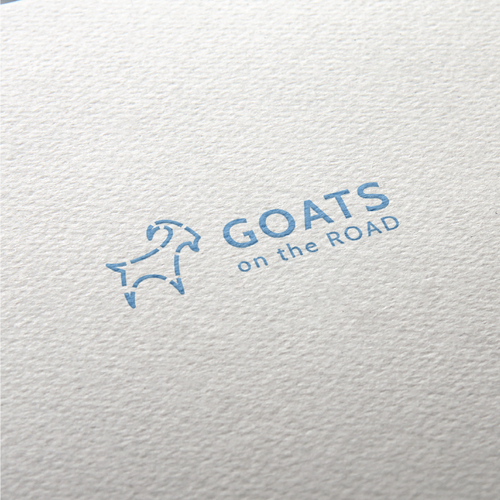 Road design with the title 'Goats on the Road'