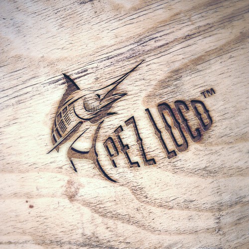 Amazing logo with the title 'Pez Loco '