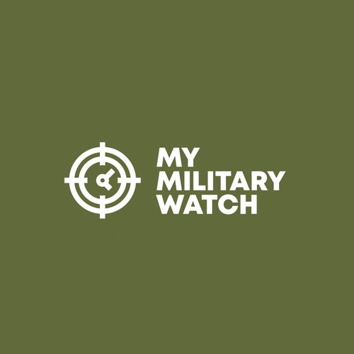 Soldier logo with the title 'Logo Design for Military Watch'