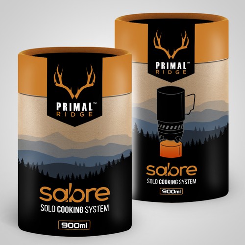 Cooking design with the title 'package and Logo design'