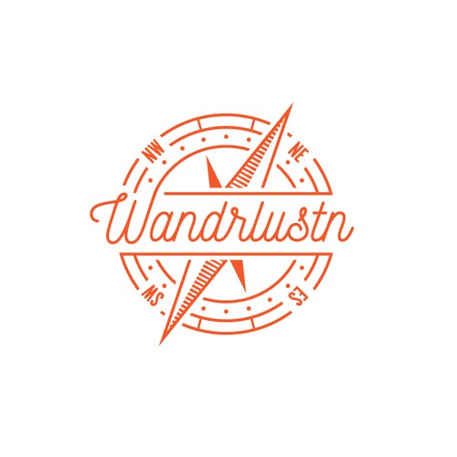 Hipster logo with the title 'Create a modern bohemian style logo for a travel blog'