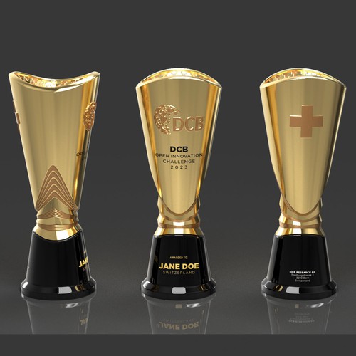 Trophy design with the title 'Trophy Design for DCB'