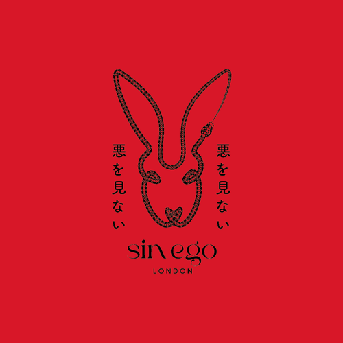 Snake design with the title 'Logo for a cocktail bar'