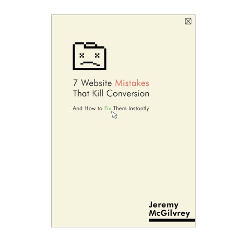 Technology book cover with the title 'Creative and simple book cover design'