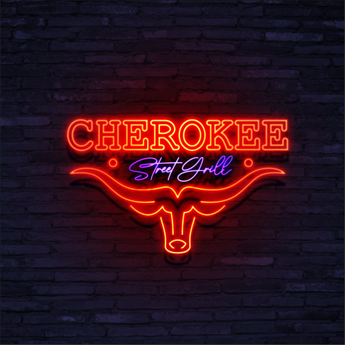 Butchery logo with the title 'BBQ CAFE logo'